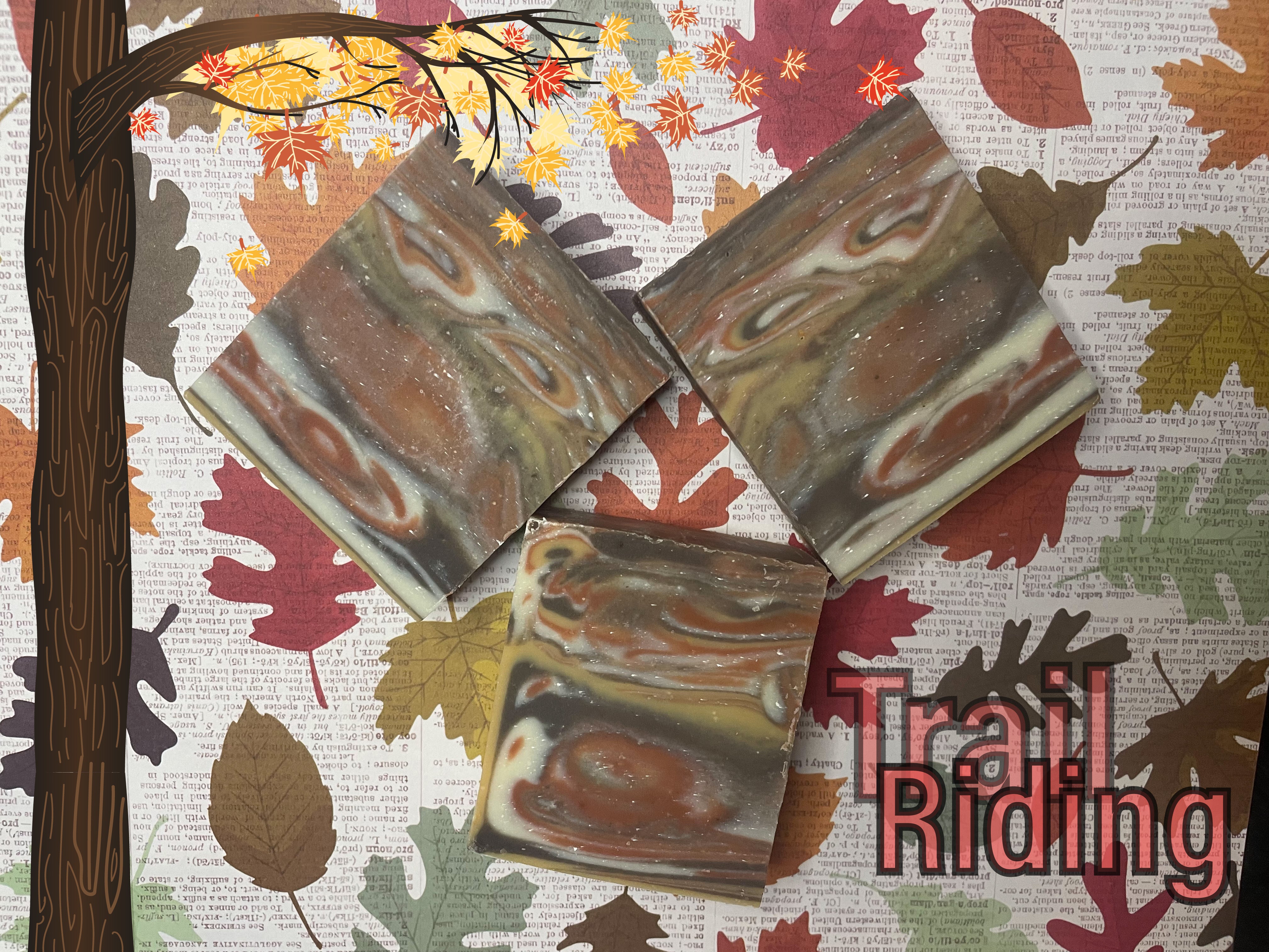 Rustic Char Trail Riding Lard Soap - Wood Grain Design & Rustic Char – The Lazy ...